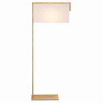 Торшер с прямоугольным абажуром на золотом металлическом каркасе Rectangular Plane  варинант исполнения - 4 | Loft Concept в Санкт-петербурге