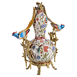 Ваза из фарфора с птицами и цветочной росписью Garden of Eden варинант исполнения - 1 | Loft Concept в Санкт-петербурге