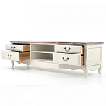 ТВ-тумба в стиле прованс из массива берёзы Interiors Romance варинант исполнения - 3 | Loft Concept в Санкт-петербурге