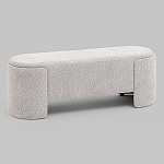 Банкетка Taks букле светло-серый варинант исполнения - 1 | Loft Concept в Санкт-петербурге