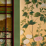 Обои ручная роспись Four Seasons Original colourway on painted Xuan paper with gold ombre варинант исполнения - 3 | Loft Concept в Санкт-петербурге