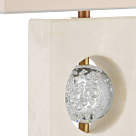 Настольная лампа из мрамора с тканевым прямоугольным абажуром Eternity варинант исполнения - 1 | Loft Concept в Санкт-петербурге