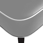 Квадратный мягкий пуф на черных ножках Winton Pouf Square варинант исполнения - 8 | Loft Concept в Санкт-петербурге