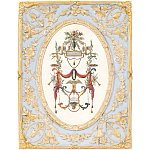 Декоративный постер в раме с рельефным растительным узором арабески New Collection of Arabesques Poster варинант исполнения - 2 | Loft Concept в Санкт-петербурге