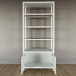 Стеллаж со стеклянными полками Elsa Dreams White варинант исполнения - 3 | Loft Concept в Санкт-петербурге