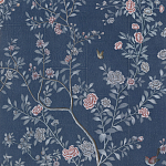Обои ручная роспись Houghton Dark Blue варинант исполнения - 3 | Loft Concept в Санкт-петербурге