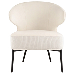 Современное мягкое кресло на металлических ножках Rakush Milk варинант исполнения - 2 | Loft Concept в Санкт-петербурге