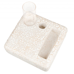 Керамический столик на деревянных ножках «Квадро» варинант исполнения - 1 | Loft Concept в Санкт-петербурге