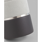 Пуф Mauldine с ящиком серо-черный с экокожей варинант исполнения - 3 | Loft Concept в Санкт-петербурге