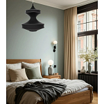 Подвесной вязаный черный светильник «Моника» варинант исполнения - 4 | Loft Concept в Санкт-петербурге