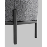 Пуф Стоун букле Fluffy темно-серый варинант исполнения - 4 | Loft Concept в Санкт-петербурге