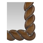 Зеркало с текстурной рамой из натурального дерева  Pine Wall Mirror варинант исполнения - 3 | Loft Concept в Санкт-петербурге