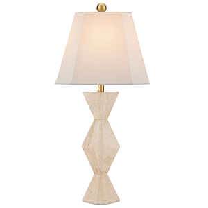 Настольная лампа с фигурным основанием Chiseled