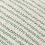 Чехол на подушку мятного цвета с бахромой и объемным узором Ethnic mix варинант исполнения - 2 | Loft Concept в Санкт-петербурге