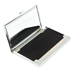 Визитница карманная металлическая с накладкой из натурального камня Яшма Stone Business Card Holders варинант исполнения - 3 | Loft Concept в Санкт-петербурге