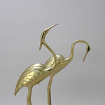 Статуэтка бронзовая пара Журавли Bronze Birds варинант исполнения - 1 | Loft Concept в Санкт-петербурге
