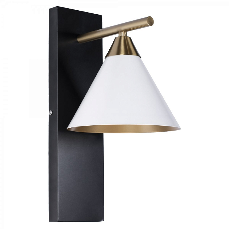 Бра Kelly Wearstler CLEO SCONCE wall lamp Черный Латунь Белый в Санкт-петербурге | Loft Concept 