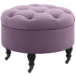 Круглый пуф на ножках Cheryl Pouf варинант исполнения - 1 | Loft Concept в Санкт-петербурге