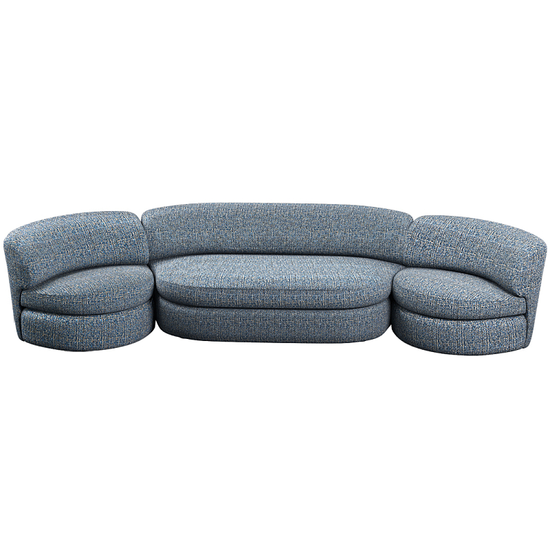 Диван модульный Ulysses Синий в Санкт-петербурге | Loft Concept 