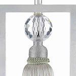 Торшер с прямоугольным тканевым абажуром на белом мраморном основании Silver Threads варинант исполнения - 2 | Loft Concept в Санкт-петербурге