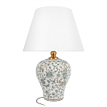 Настольная лампа с цветочной росписью Lamp Flower Painting варинант исполнения - 1 | Loft Concept в Санкт-петербурге
