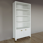 Книжный Стеллаж Elsa Dreams White с задней стенкой варинант исполнения - 2 | Loft Concept в Санкт-петербурге