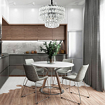 Люстра с хрустальными подвесками в виде капель Antoine Crystal Drops Chrome Chandelier 9 варинант исполнения - 3 | Loft Concept в Санкт-петербурге