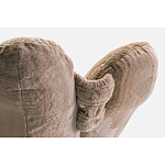 Дизайнерское плюшевое кресло в форме руки бежевое Poltronova Joe Plush Dove Grey варинант исполнения - 1 | Loft Concept в Санкт-петербурге