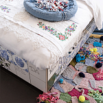 Дизайнерская кровать с системой хранения варинант исполнения - 4 | Loft Concept в Санкт-петербурге