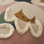 Подушка с цветочным принтом и кисточками Blooming Elegance Daisy варинант исполнения - 6 | Loft Concept в Санкт-петербурге