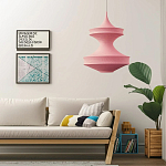 Подвесной вязаный розовый светильник «Моника» варинант исполнения - 4 | Loft Concept в Санкт-петербурге