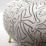 Кресло мягкое с принтом на золотистых ножках Onlooker варинант исполнения - 3 | Loft Concept в Санкт-петербурге