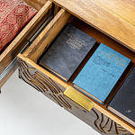 Комод с выдвижными ящиками и фактурным фасадом Termite варинант исполнения - 6 | Loft Concept в Санкт-петербурге