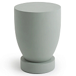 Приставной столик из массива манго Tom-tom Grey варинант исполнения - 1 | Loft Concept в Санкт-петербурге