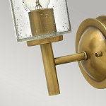 Бра с плафоном в форме цилиндра из прозрачного стекла с пузырьками Hinkley варинант исполнения - 3 | Loft Concept в Санкт-петербурге