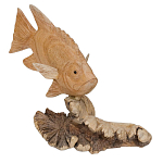 Статуэтка из дерева рыба Animals of the World варинант исполнения - 4 | Loft Concept в Санкт-петербурге